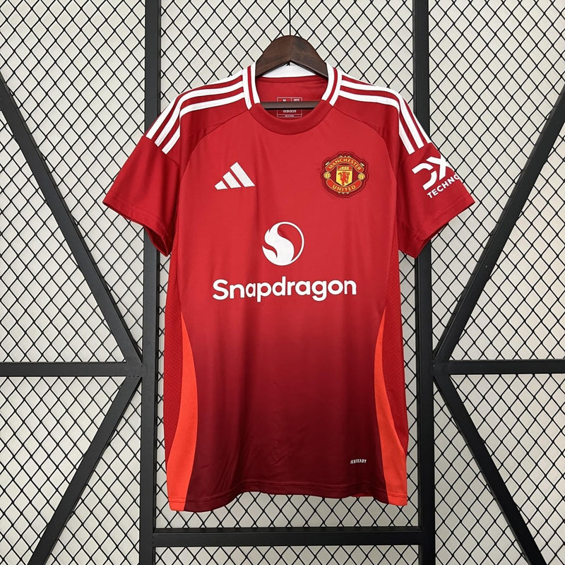 Manchester United Titular 24/25 - Adidas Torcedor Masculina - Lançamento