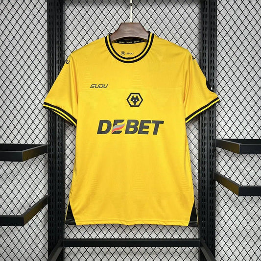 Wolverhampton Titular 2024-25 Sudu Torcedor Masculina - Lançamento