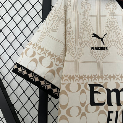 Milan 2024 off-white Puma x Pleasures Torcedor Masculina - Lançamento