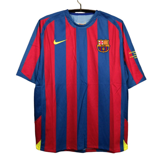 Barcelona Titular 05-06 UCL Ronaldinho #10