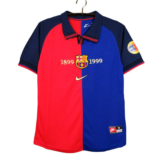 Barcelona Titular 100th Aniversário 99-2000 RIVALDO #11