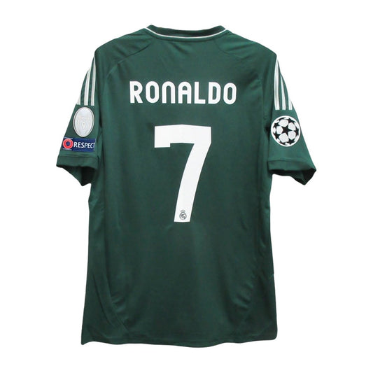 Real Madrid 12/13 Reserva 3rd + patchs Ronaldo #7
