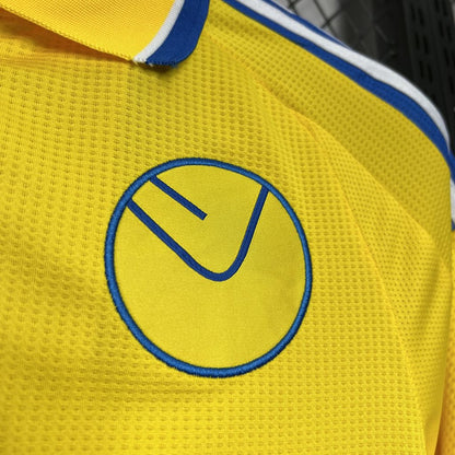 Leeds United Reserva 2024-25 Adidas Torcedor Masculina - Lançamento