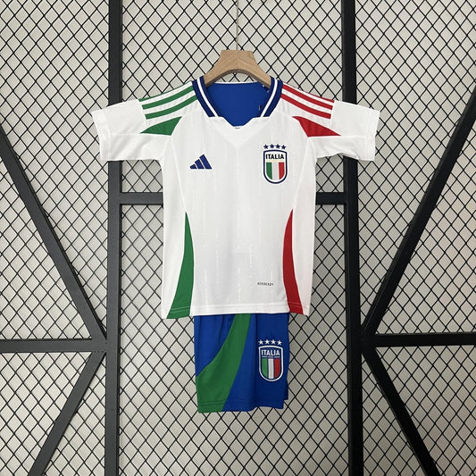 Kit Infantil Itália Reserva 2024 - Adidas Lançamento