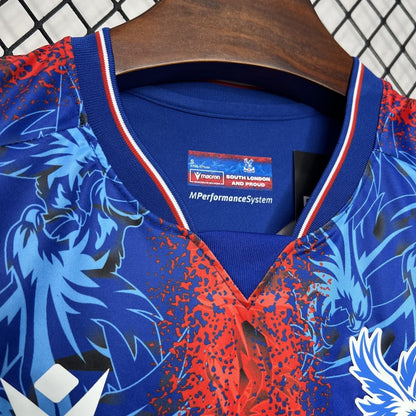 Crystal Palace Titular 2024-25 Macron Torcedor Masculina - Lançamento