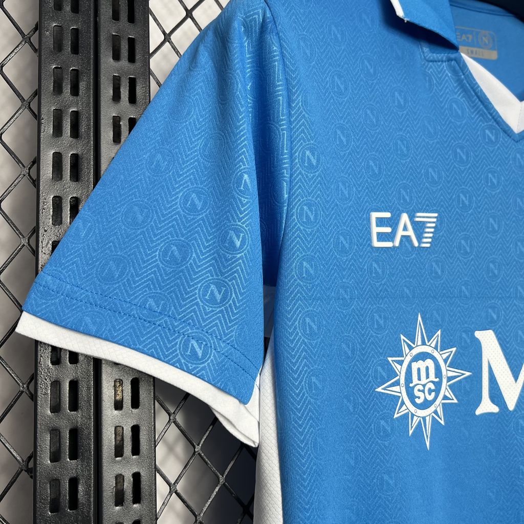 Napoli Titular 24/25 - EA7  Torcedor Masculina - Lançamento