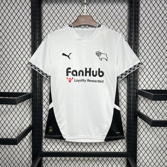 Derby County Titular 2024-25 Puma Torcedor Masculina - Lançamento