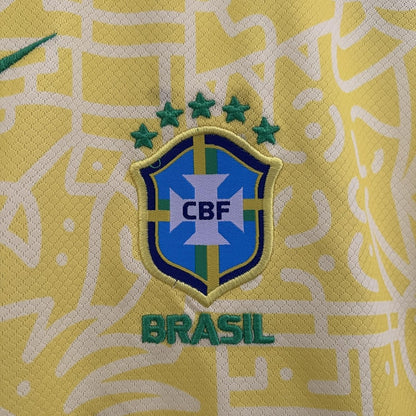 Kit Infantil Brasil Titular 2024 - Nike Lançamento