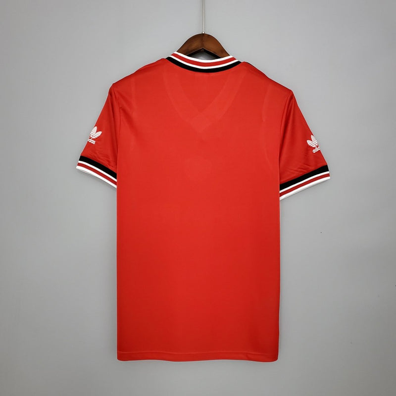 Camisa Manchester United Titular 85/86 - Versão Retro