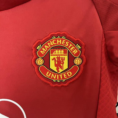 Kit Infantil Manchester United Titular 24/25 - Adidas Lançamento