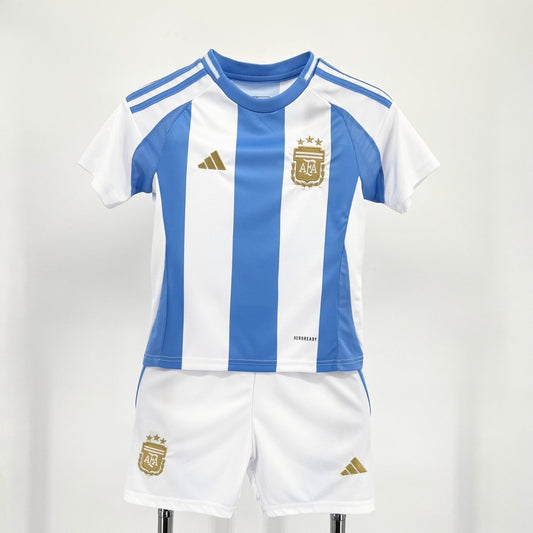 Kit Infantil Argentina Titular 2024 - Adidas Lançamento