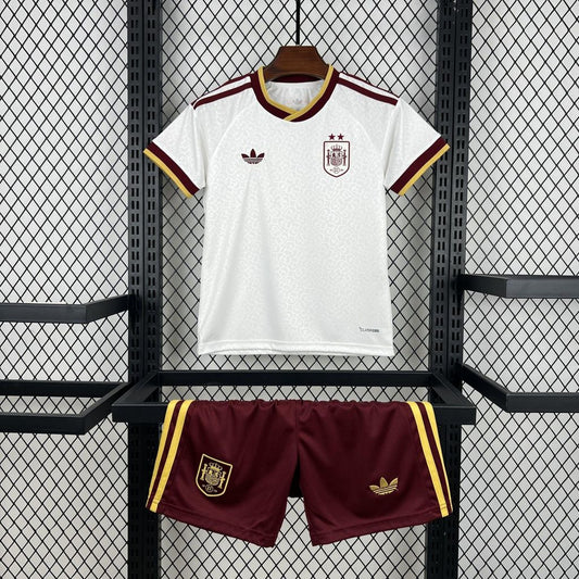 Kids Espanha 2 Estrelas Copa 2026 - Segundo Uniforme