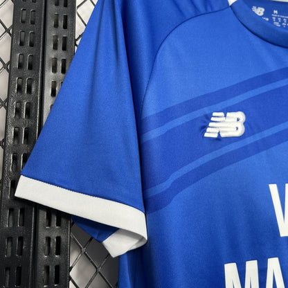 Cardiff City Titular 2024-25 New Balance Torcedor Masculina - Lançamento